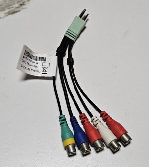 [중고] 삼성 3.5mm, 2.5mm 5RCA 영상3선 음성2선 컴포넌트 케이블