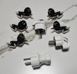 [중고] 신화브로 220V 접지 플러그 접지코드 AC플러그 8EA