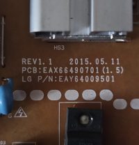 [중고] LG 49UF6400 파워보드