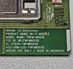 [중고] LG 47LM6700 WiFi 모듈