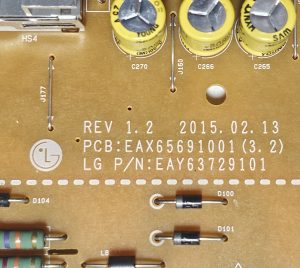 [중고] LG 55UF8600 파워보드 EAX65691001