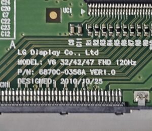 [중고] LG 47LW6500 티콘보드